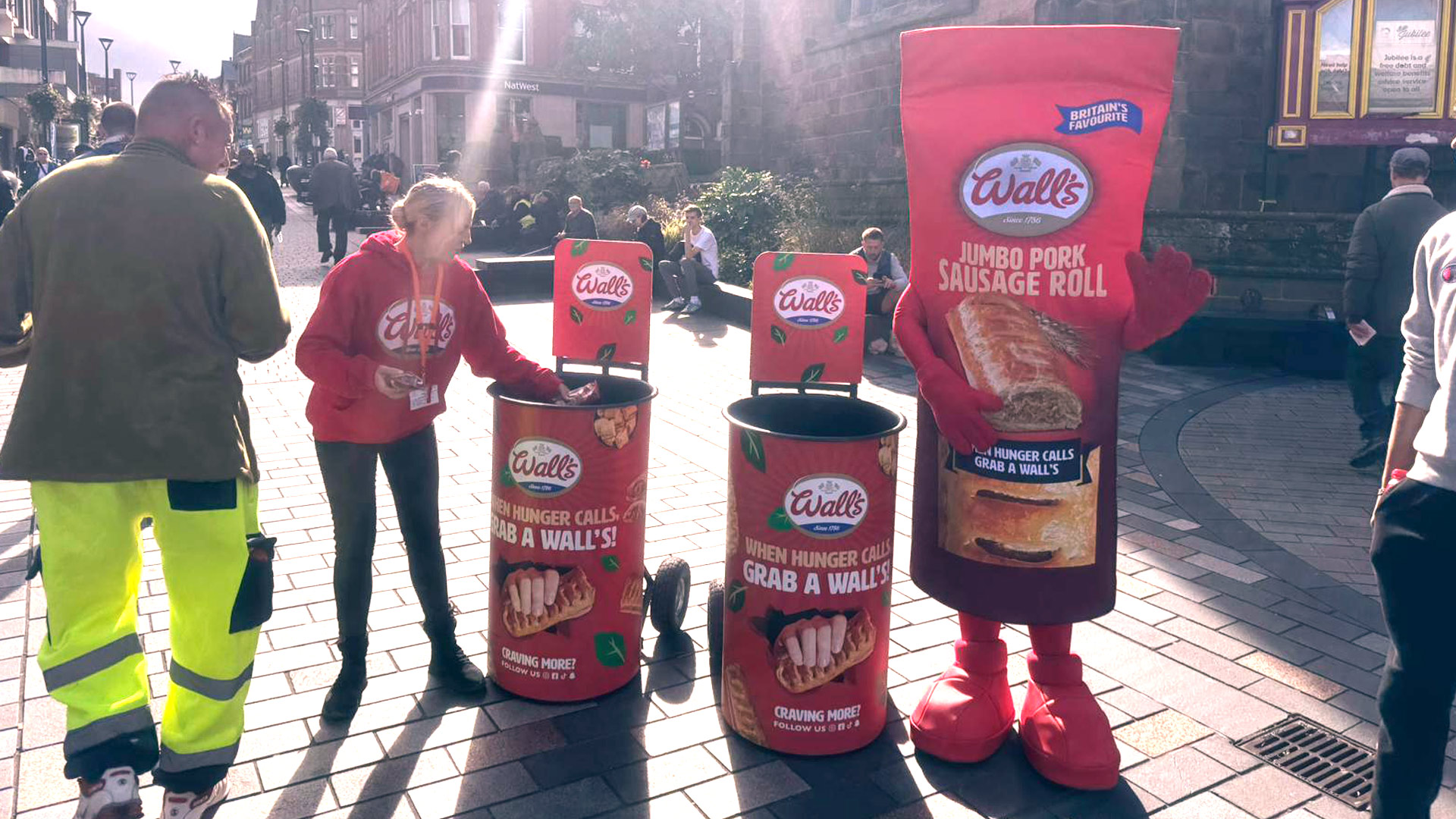 Consumer sampling campaign in London