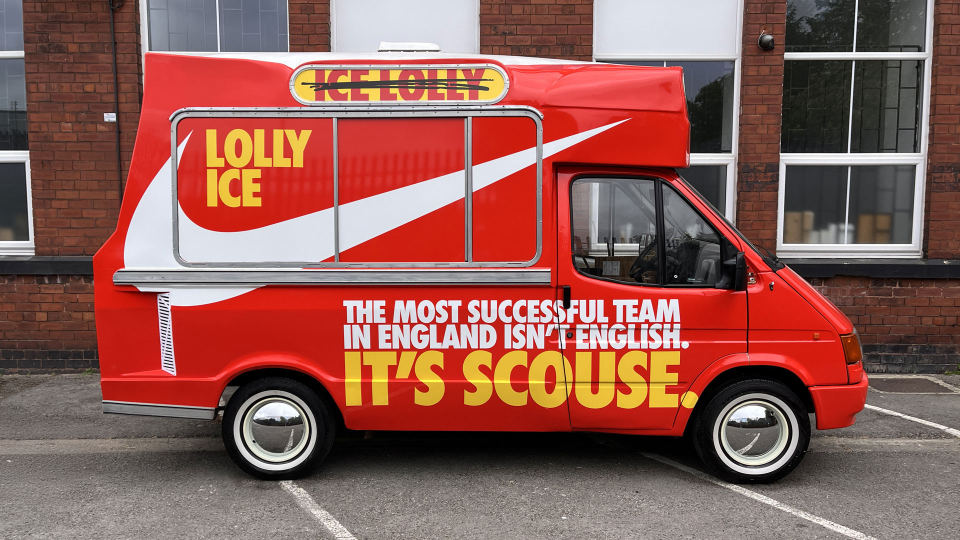 Nike ice cream van