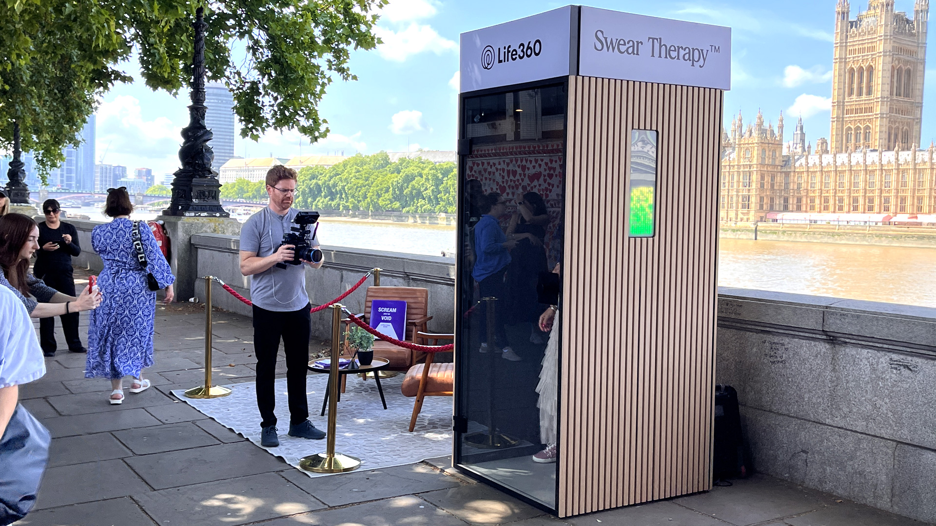 iMP experiential event production for Life360 in London