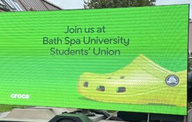 Crocs media billboard