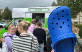 Free Crocs giveaways at Bath Spa University