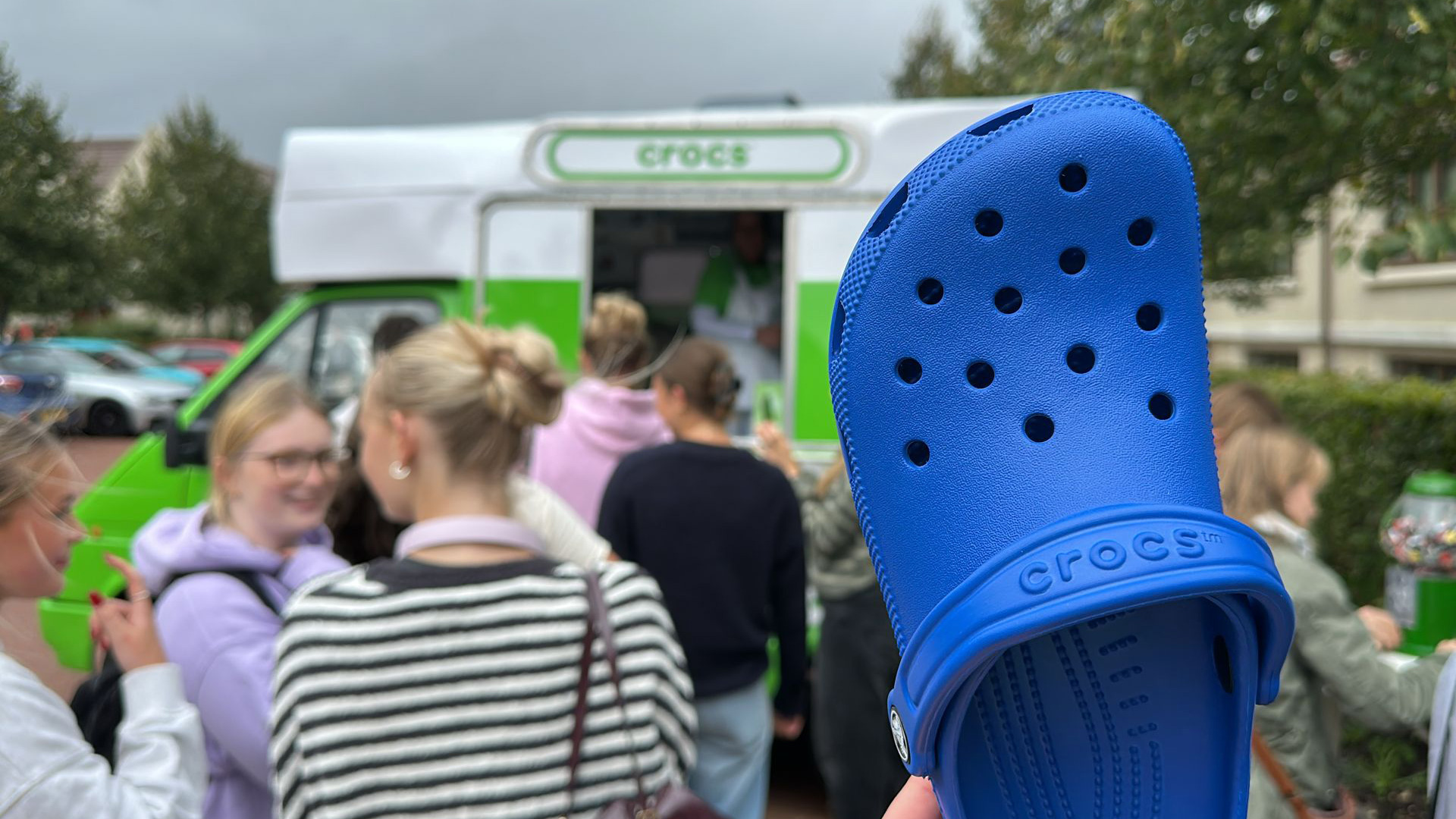 Free Crocs giveaways at Bath Spa University