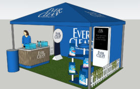 FMCG stand design for outdoor exhibition for Ever Clean