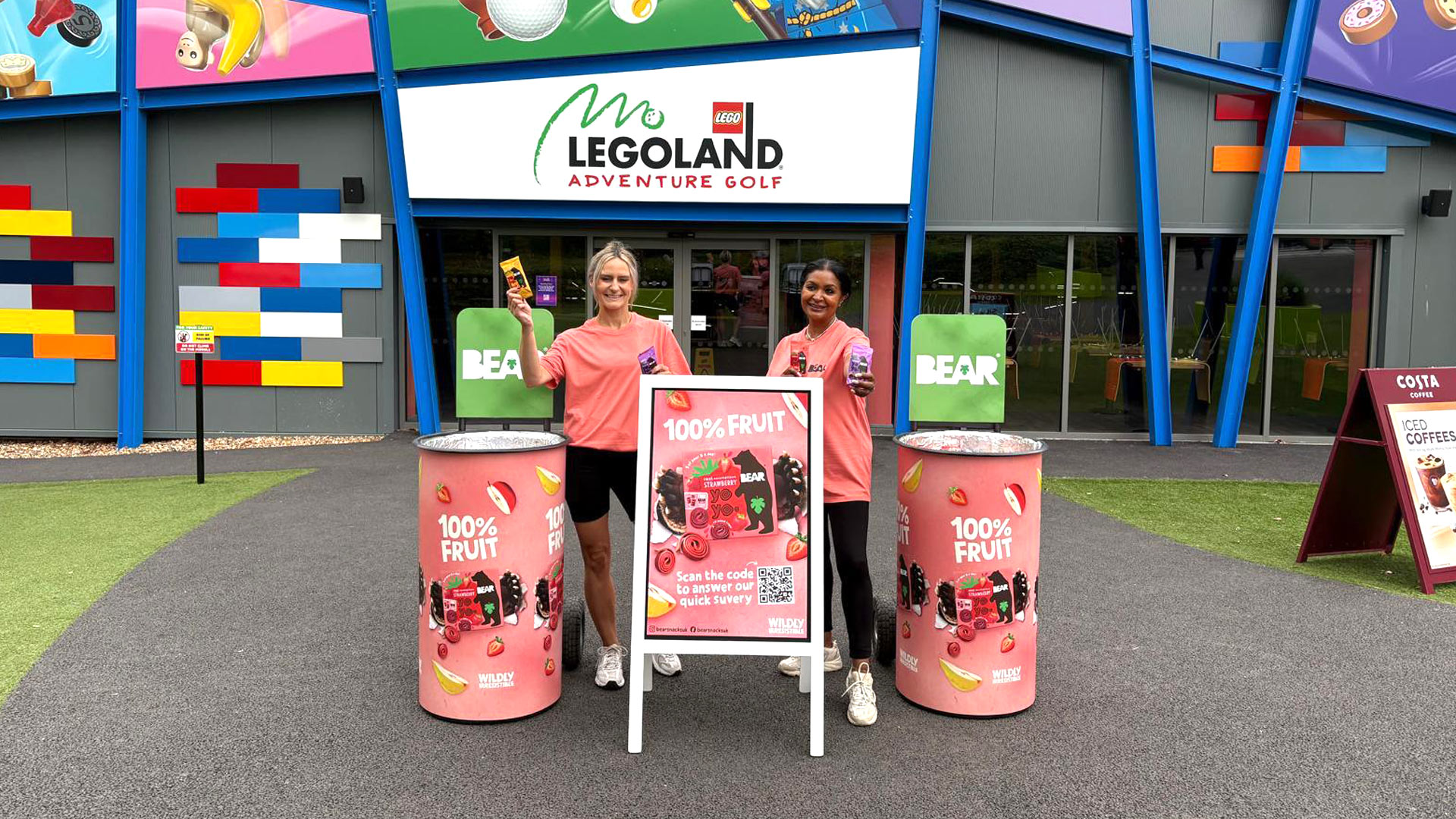 Legoland sampling for Bear Snacks by iMP
