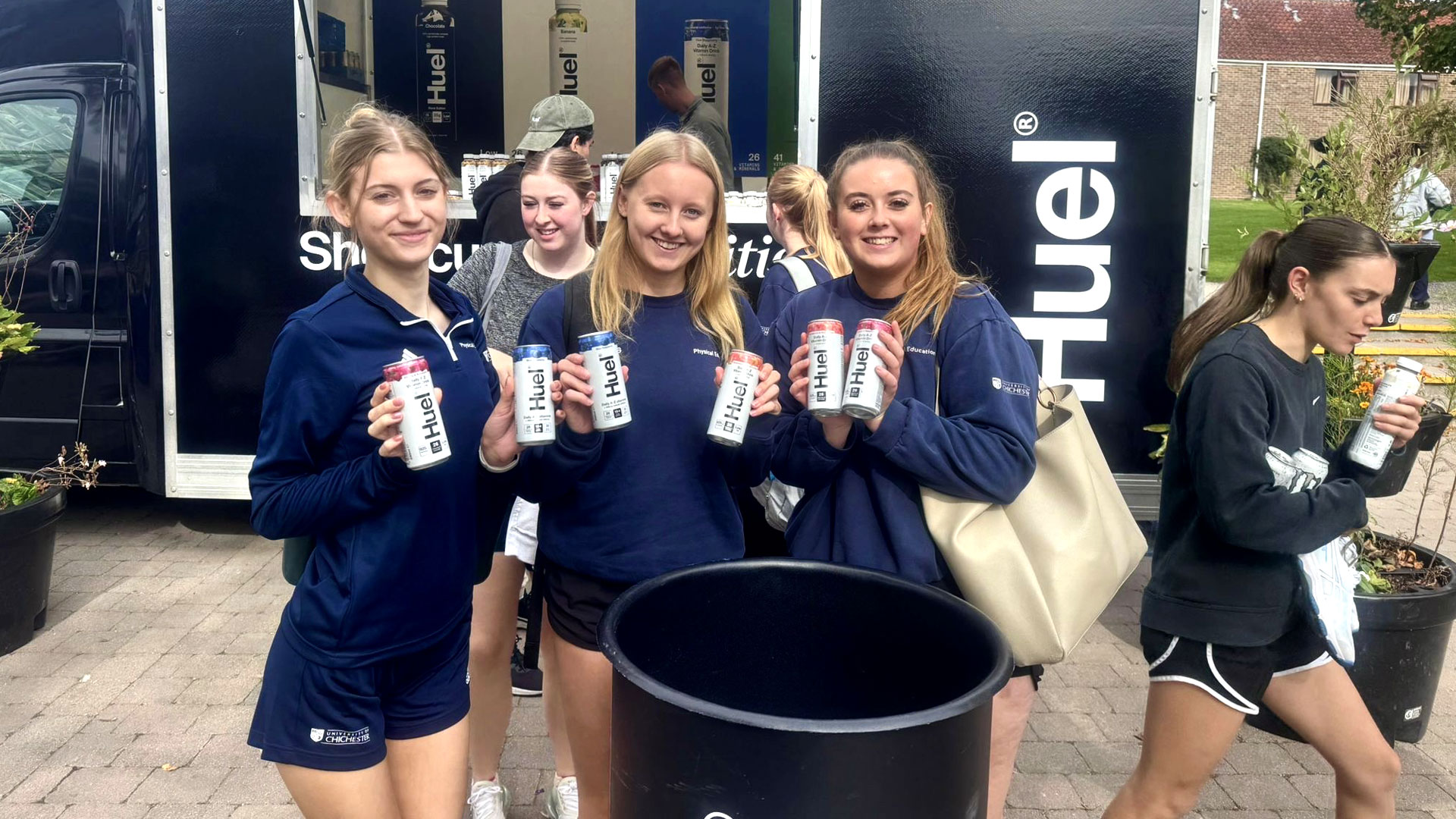 University campus sampling for Huel