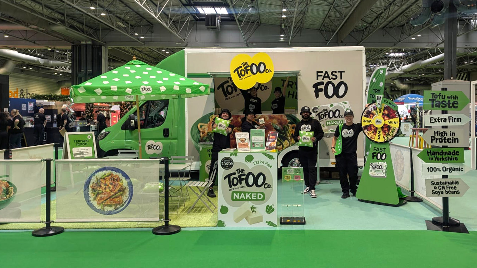 Taste of London sampling for The Tofoo Co.