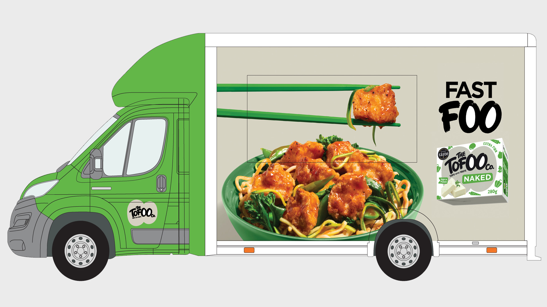 Tofoo Summer Sampling van wrap design