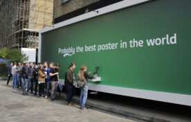 Carlsberg Probably The Best Poster In The World experiential stunt