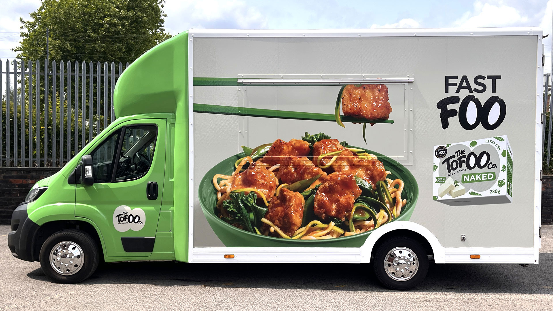 Sampling vans are perfect for green field events and food expos