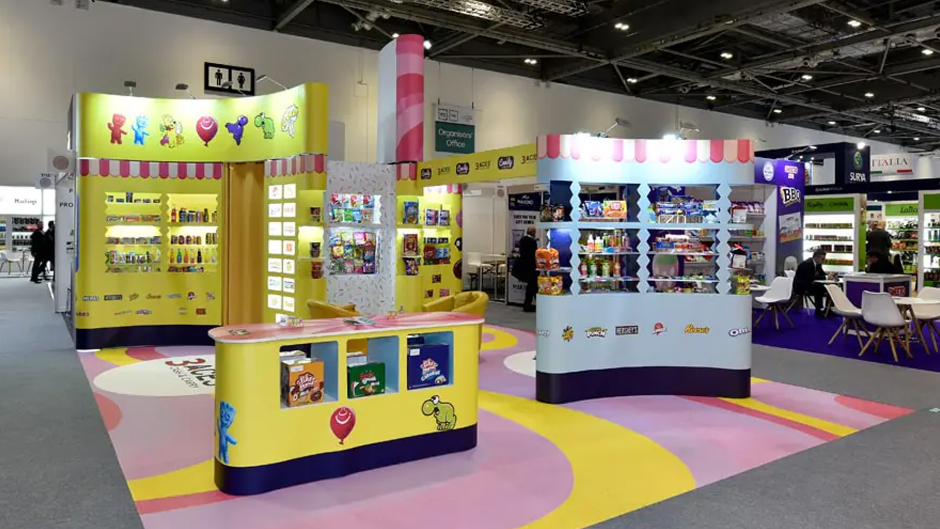 IFE Trade Show stands