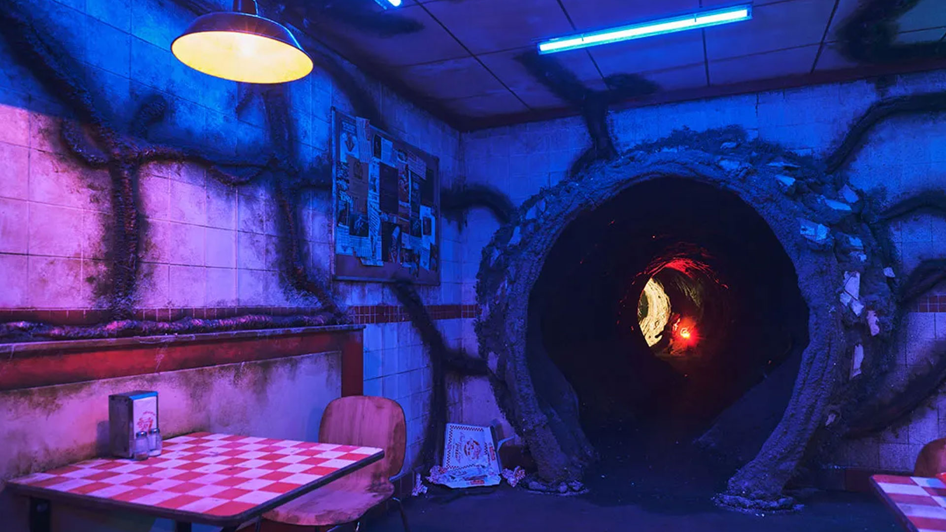 Netflix Upside Down experiential installation in London