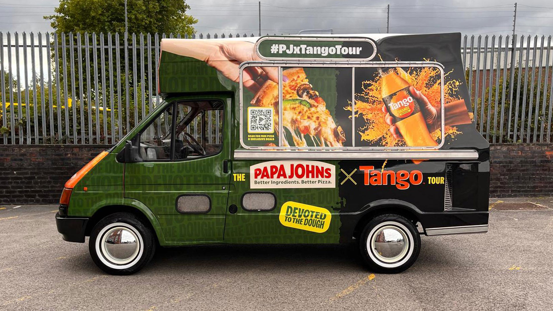Promo van design after wrap