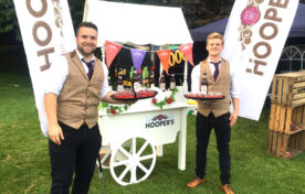Retail expo drinks and FMCG sampling for Hooper's, part of the GBL group of brands
