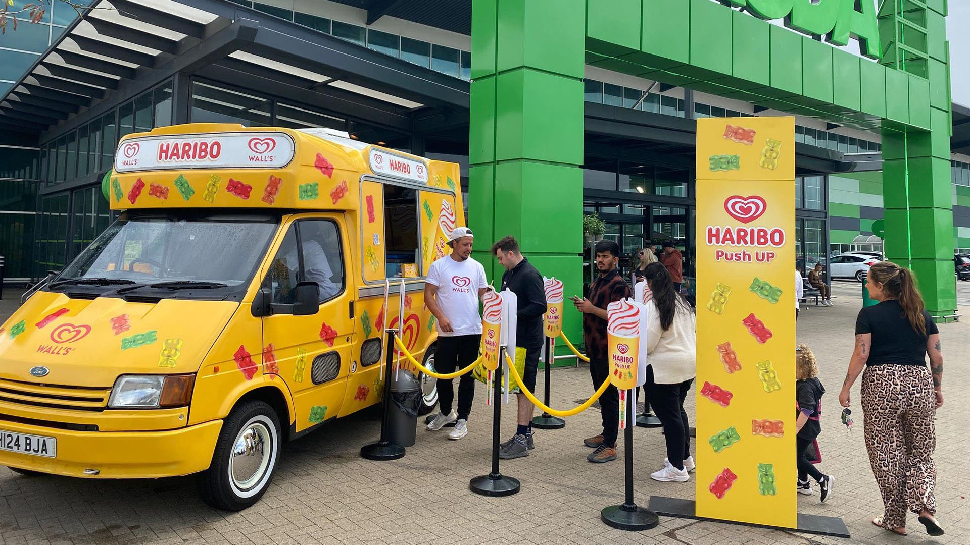 Planning a sampling campaign for Haribo x Walls Push Up Ice Creams